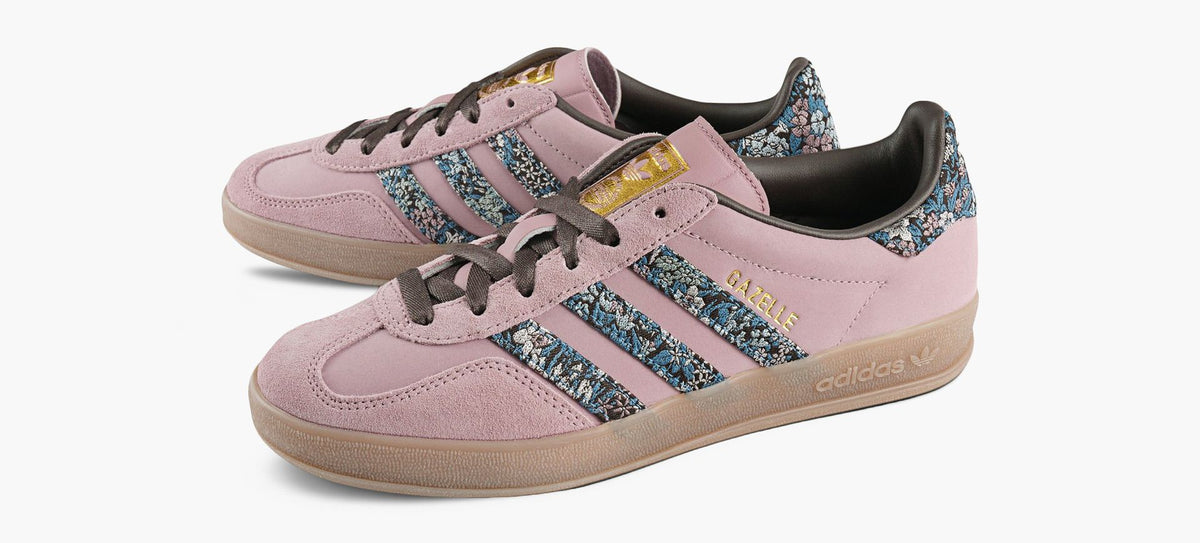 ADIDAS GAZELLEINDOORXLIBERTYLONDON in LIGHT PINK view 4