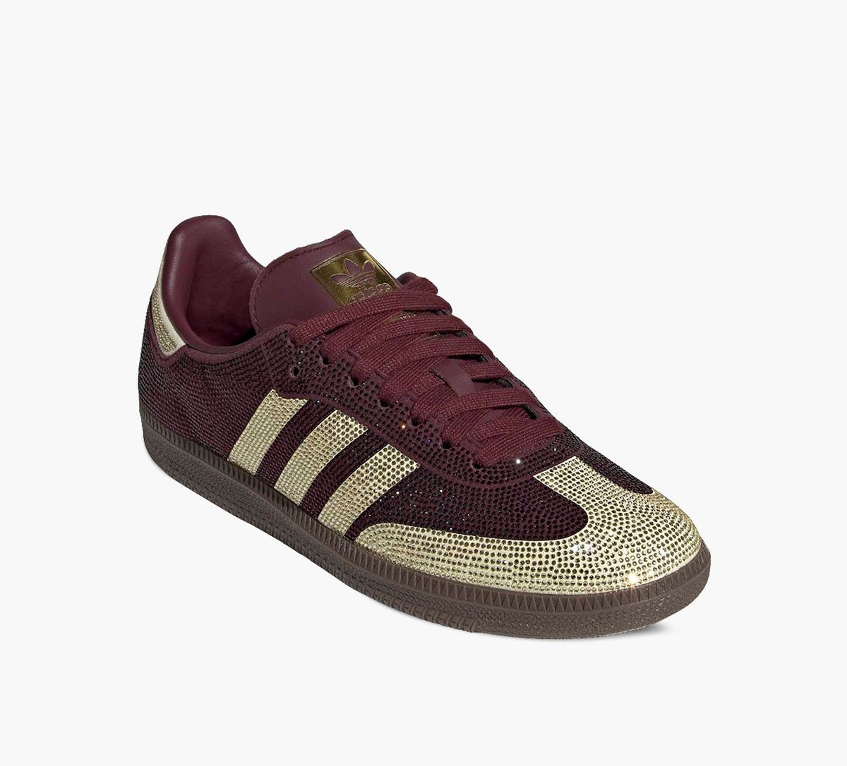 ADIDAS SAMBAOG in BURGUNDY view 2