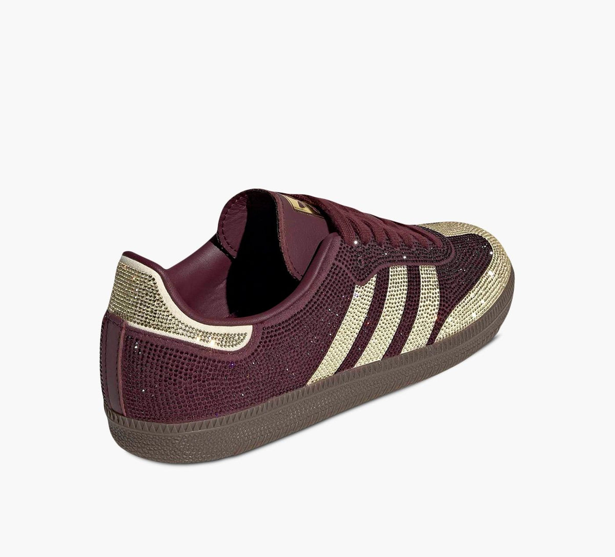 ADIDAS SAMBAOG in BURGUNDY view 3