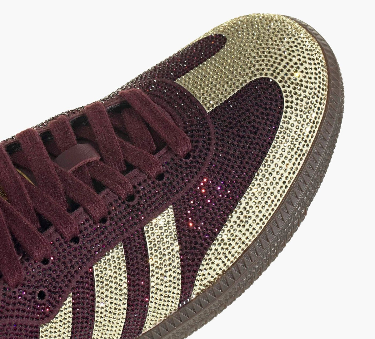 ADIDAS SAMBAOG in BURGUNDY view 8