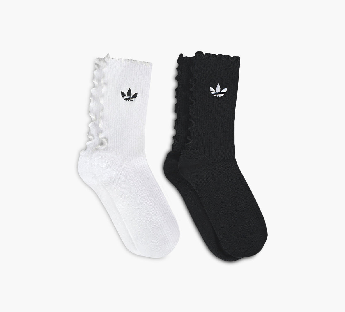 ADIDAS RUFFLECREWSOCKS2PAIRS in BLACK