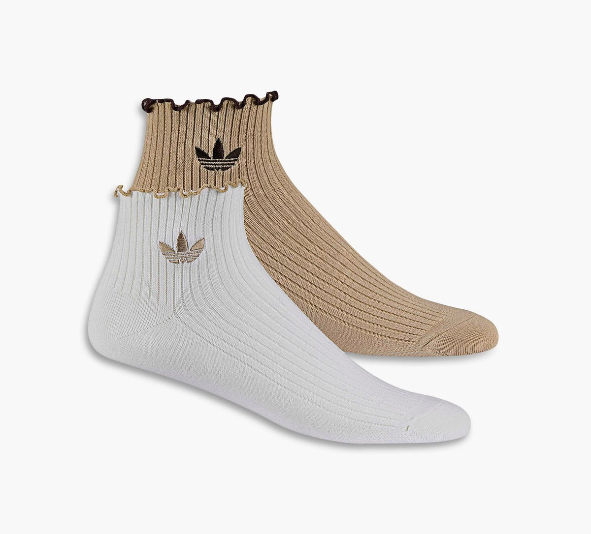 ADIDAS RUFFLEQUARTERSOCKS2PAIRS in MULTICOLOUR
