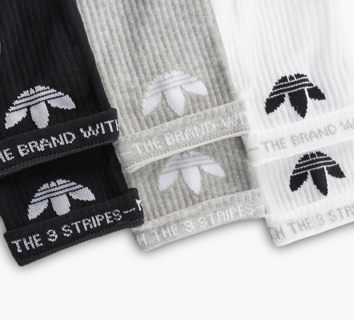 ADIDAS TREFOILCREWSOCKCUSHION6PAIRPACK in MULTICOLOUR view 2