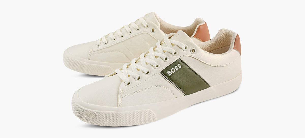 BOSS TENNISAIDEN en BLANC vue 4