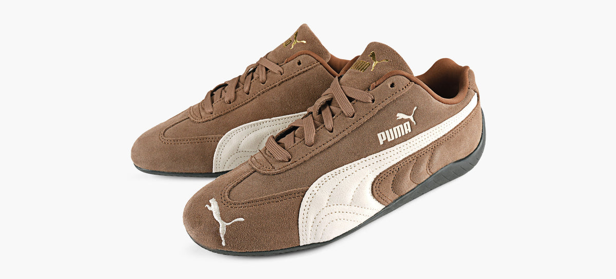 PUMA BASKETSSPEEDCATOGJR en BRUN vue 4