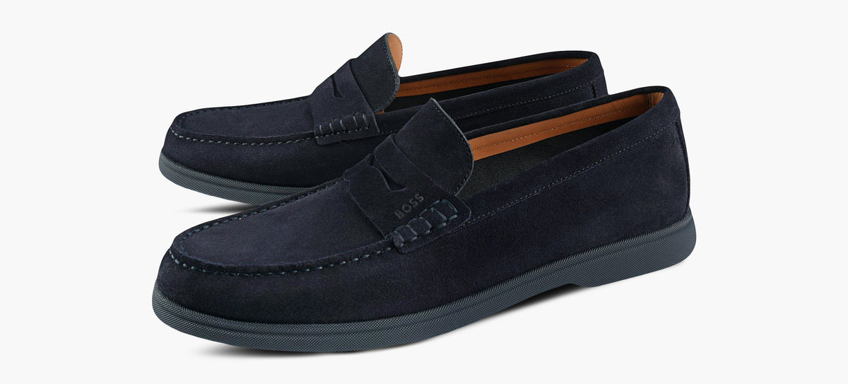 BOSS SIENNELOAFER in BLUE view 4