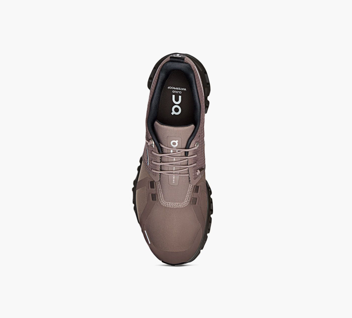 ON CLOUD6WATERPROOF in BROWN view 1c