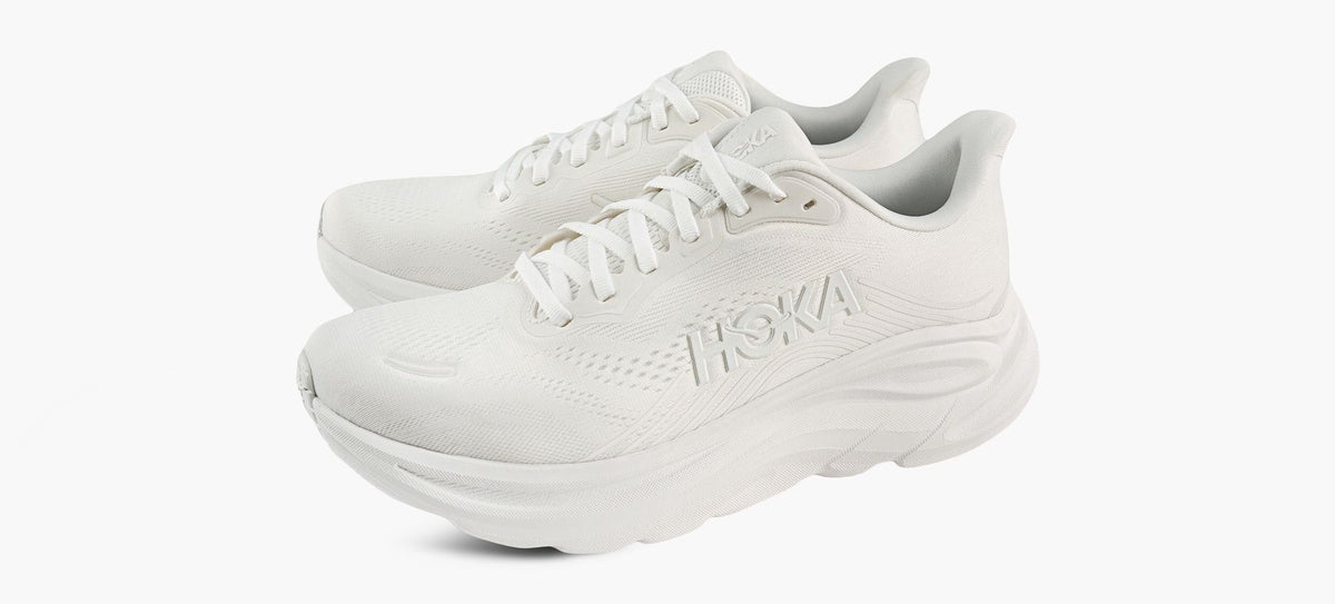 HOKA CLIFTON11 in WHITE view 4