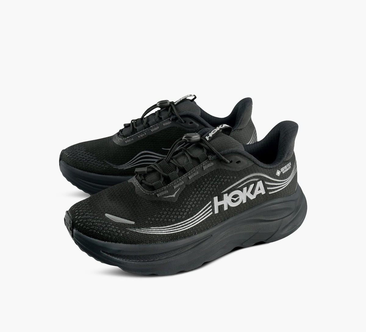 HOKA CLIFTON11GTX in BLACK view 4