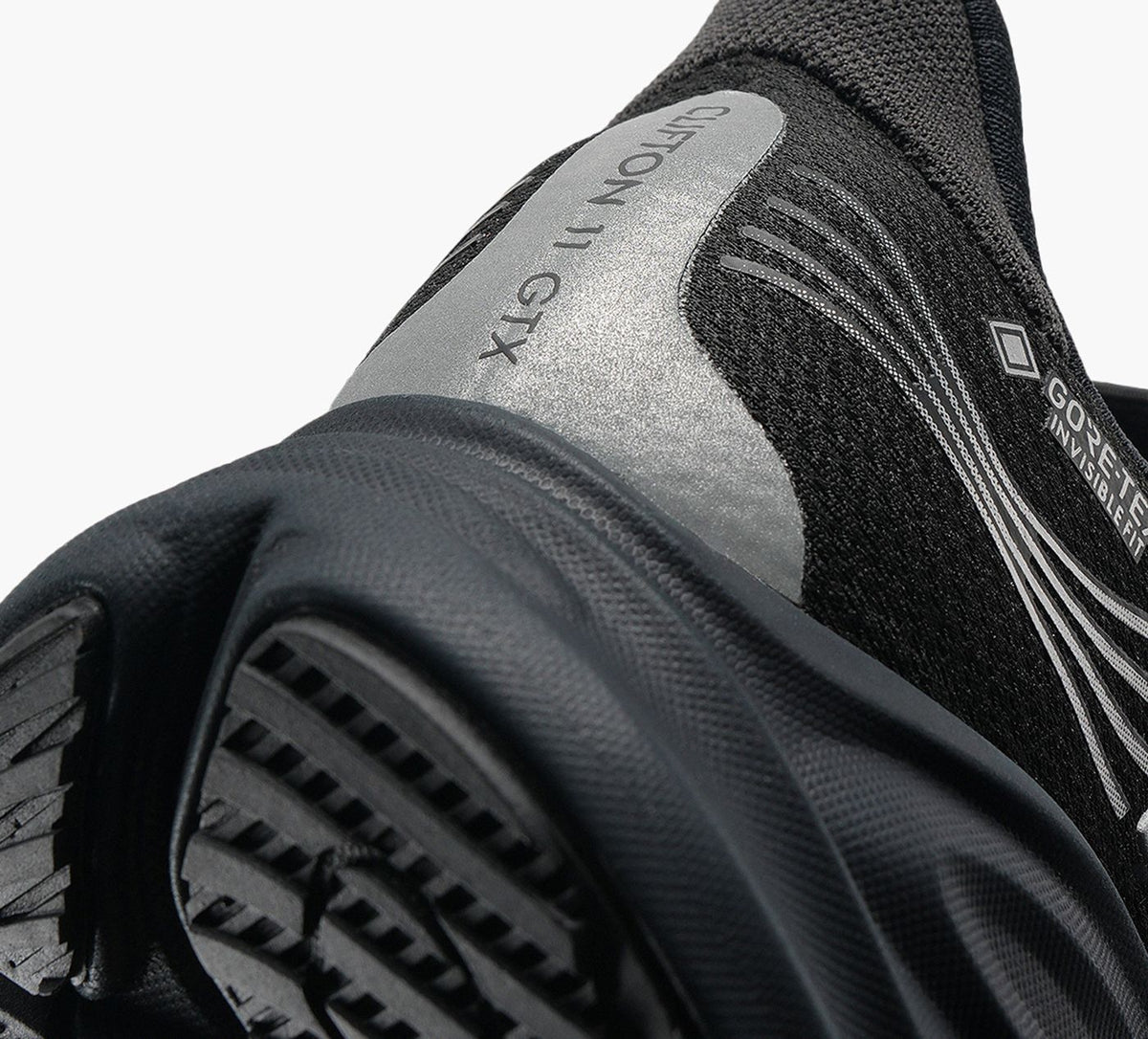 HOKA CLIFTON11GTX in BLACK view 7