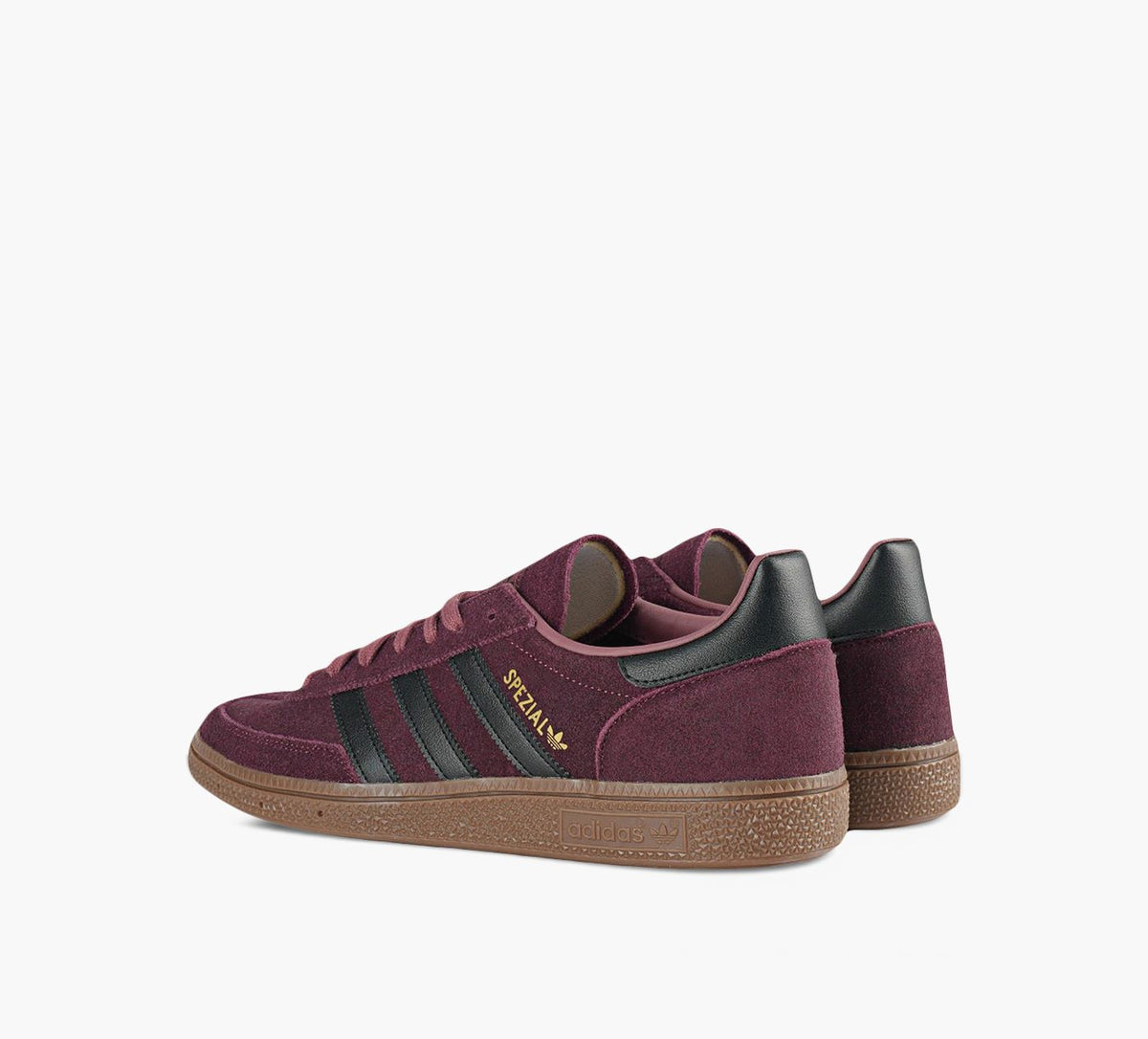 ADIDAS HANDBALLSPEZIAL in BURGUNDY view 3