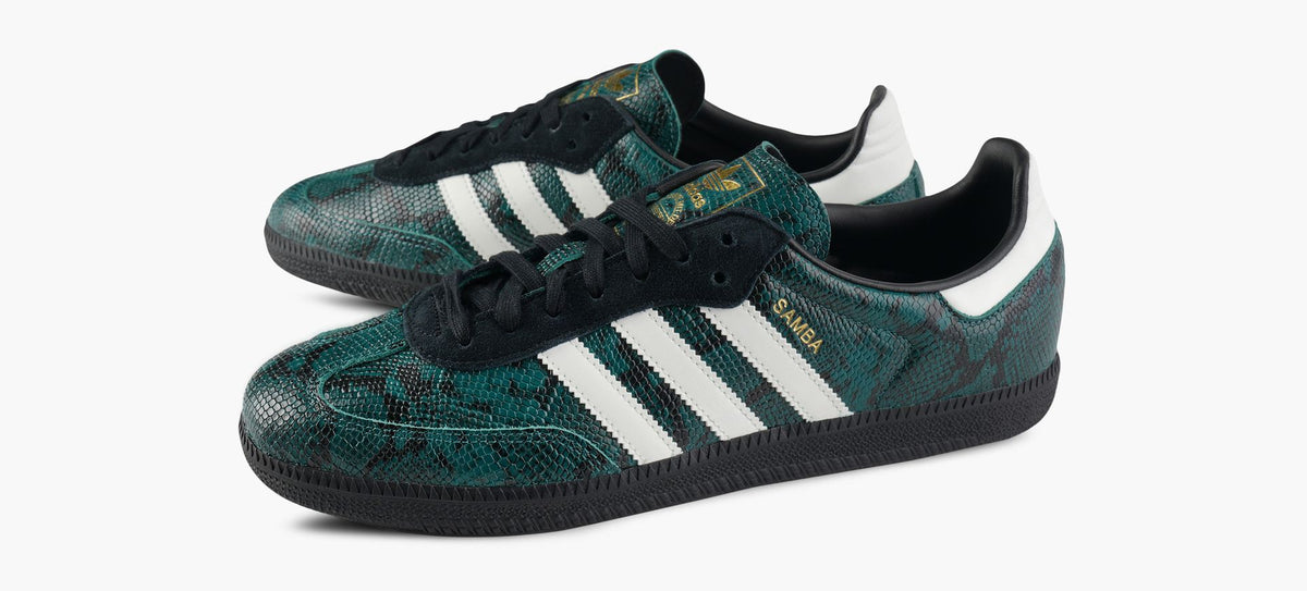 ADIDAS SAMBAOG in GREEN view 4