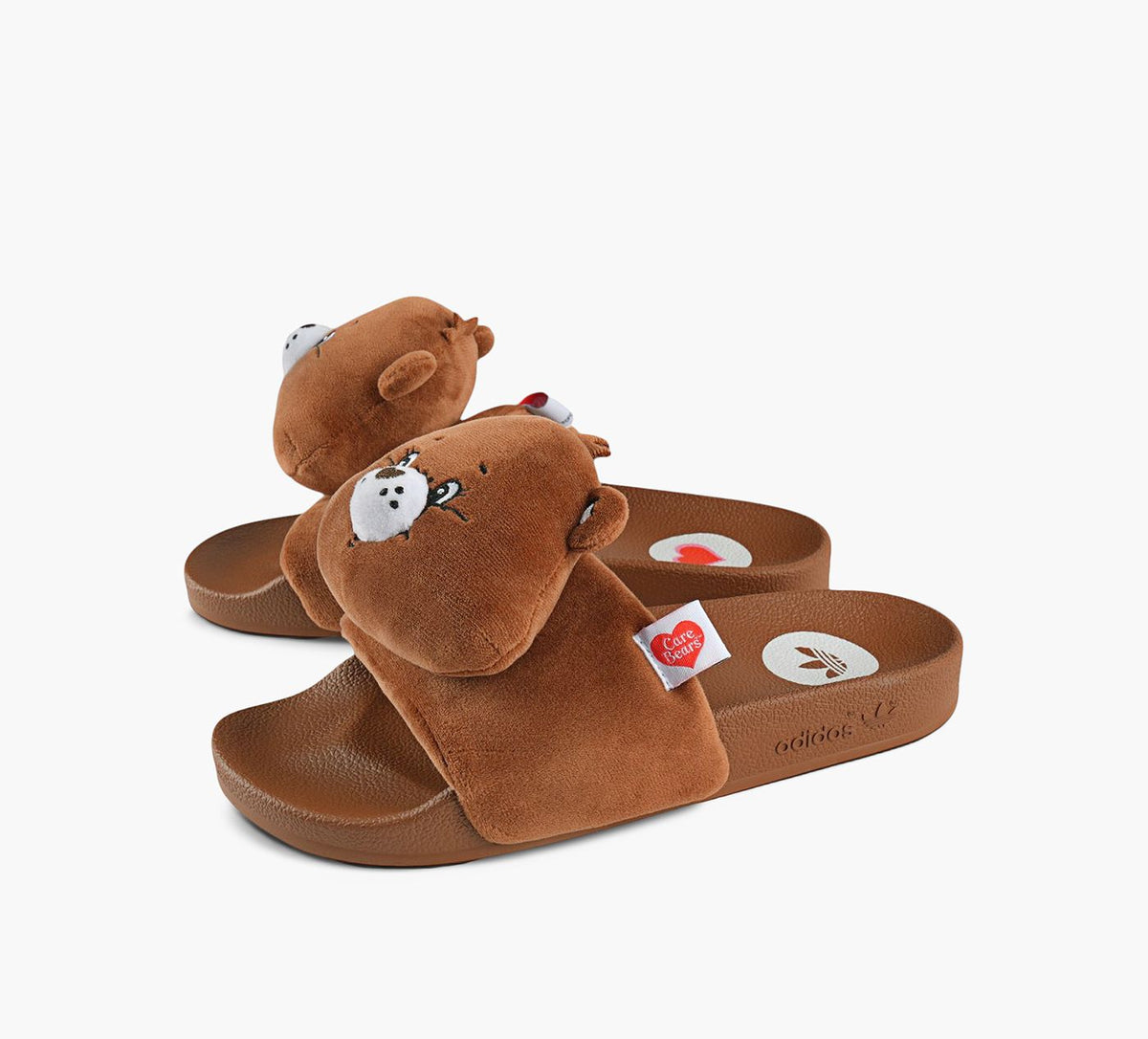 ADIDAS SANDALEADILETTEXLESCALINOURS en BRUN vue 4