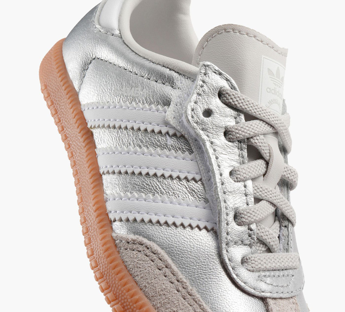 ADIDAS SAMBAOG in SILVER view 1b