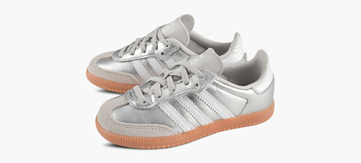 ADIDAS SAMBAOG in SILVER view 4
