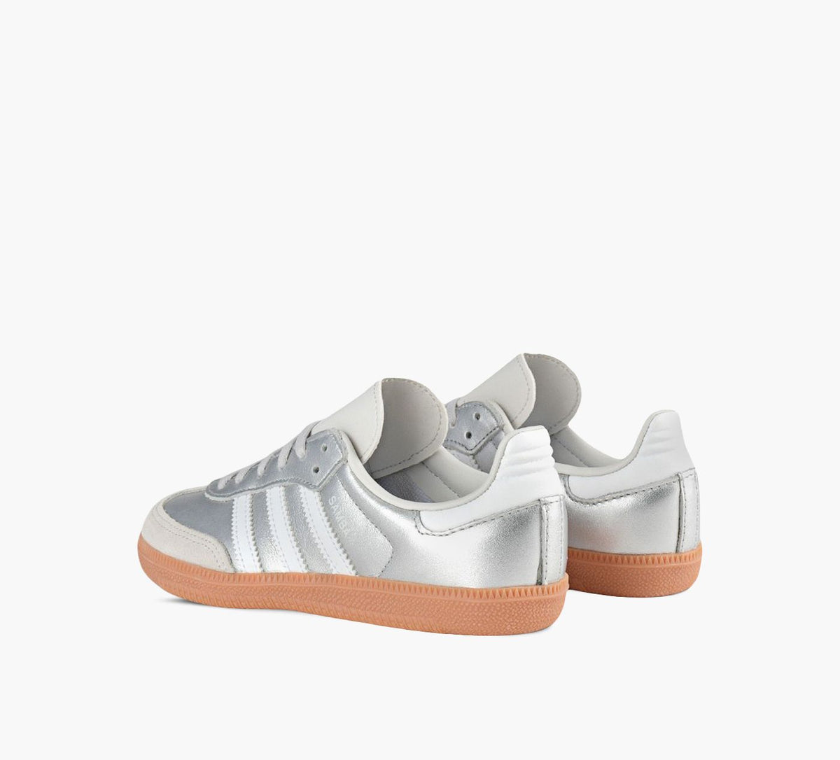 ADIDAS SAMBAOG in SILVER view 3