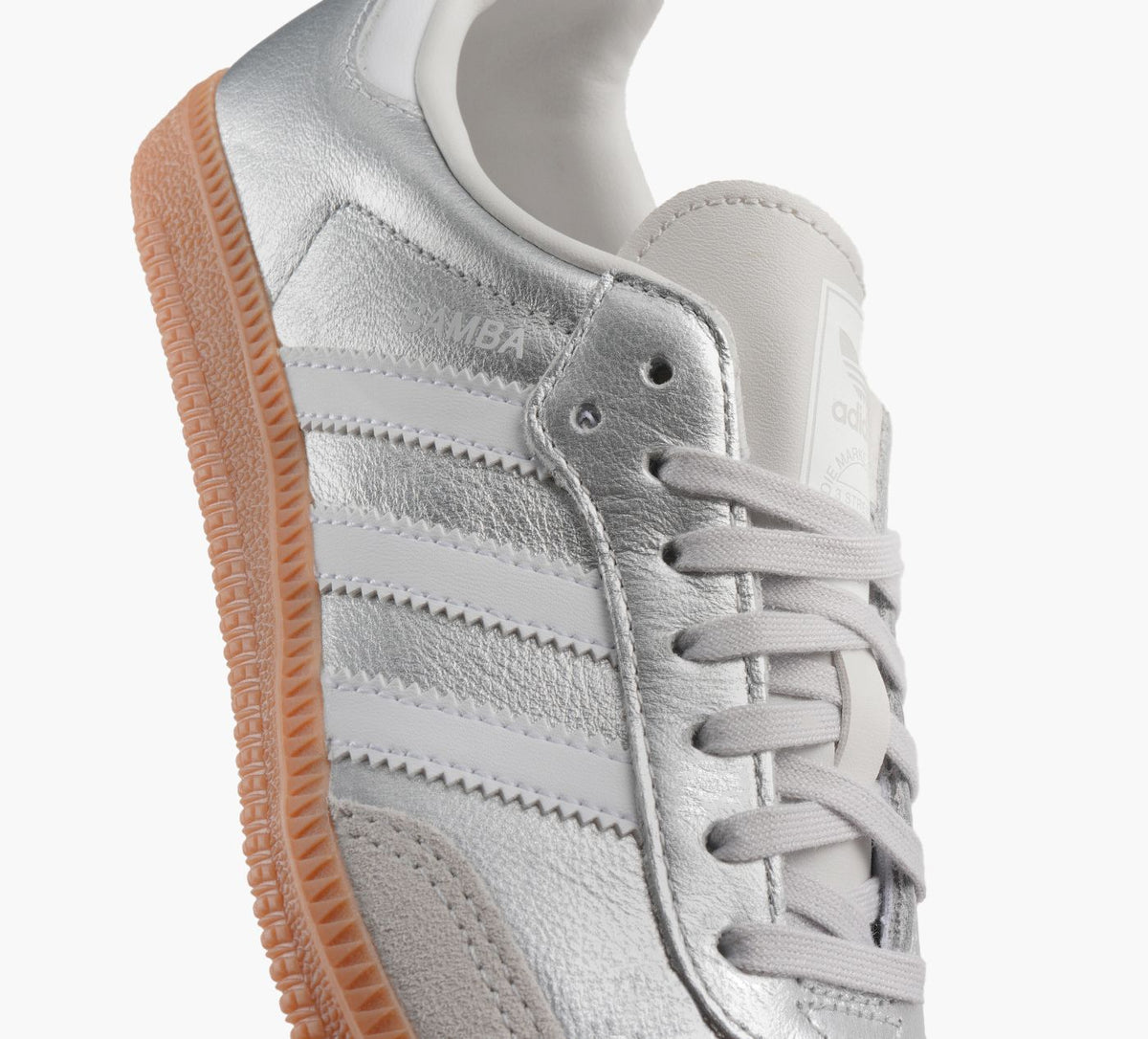 ADIDAS SAMBAOGJ in SILVER view 1b