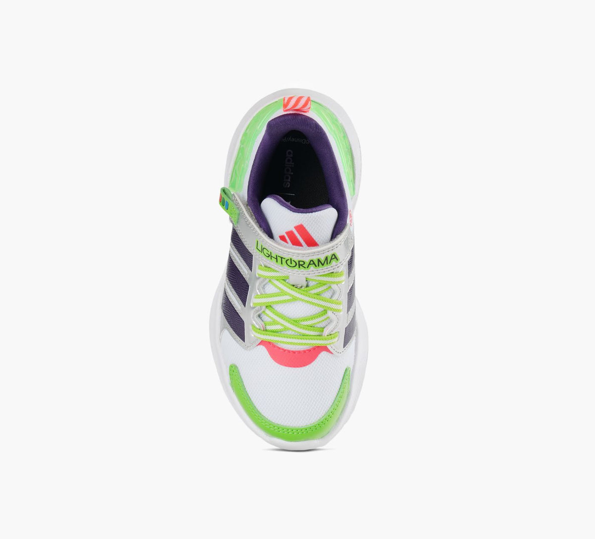 ADIDAS BASKETLIGHTORAMABUZZ en BLANC vue 5