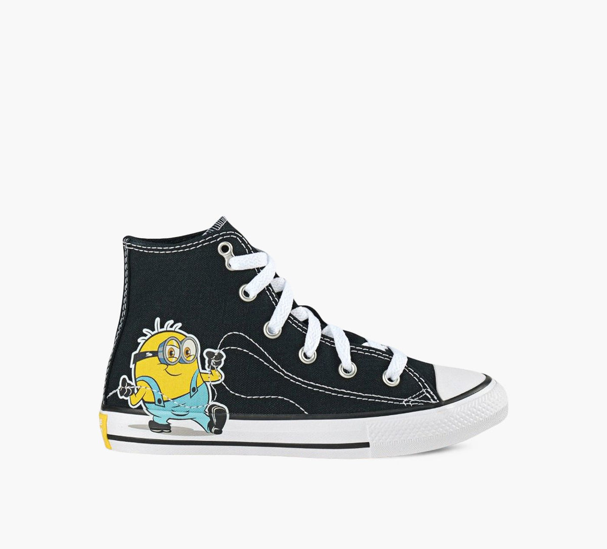 CONVERSE CHUCKTAYLORALLSTARHAUTESENFANTS en NOIR