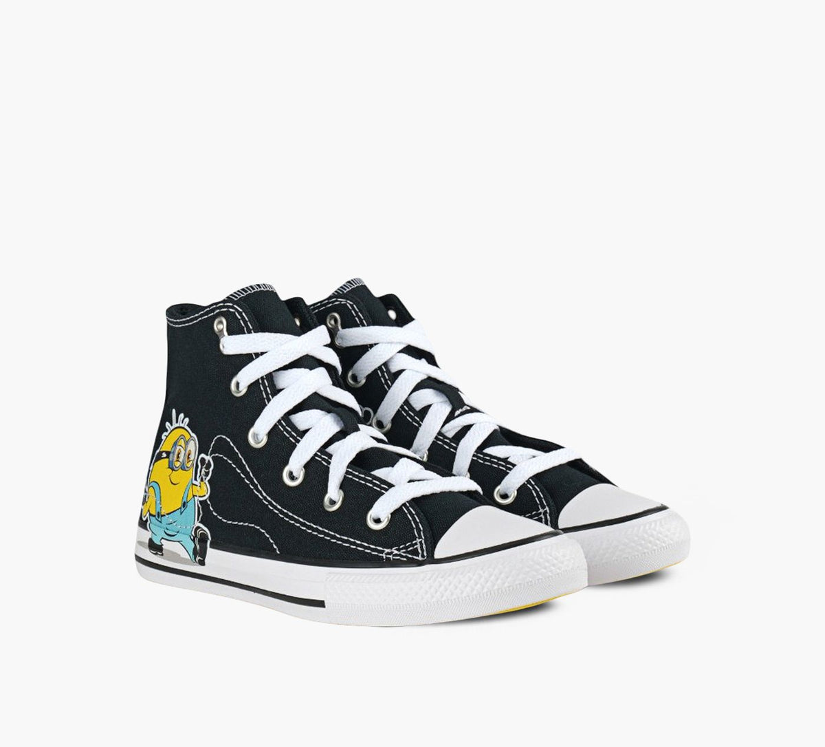CONVERSE CHUCKTAYLORALLSTARHIXMINION in BLACK view 2