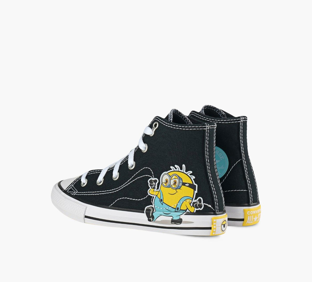 CONVERSE CHUCKTAYLORALLSTARHIXMINION in BLACK view 3