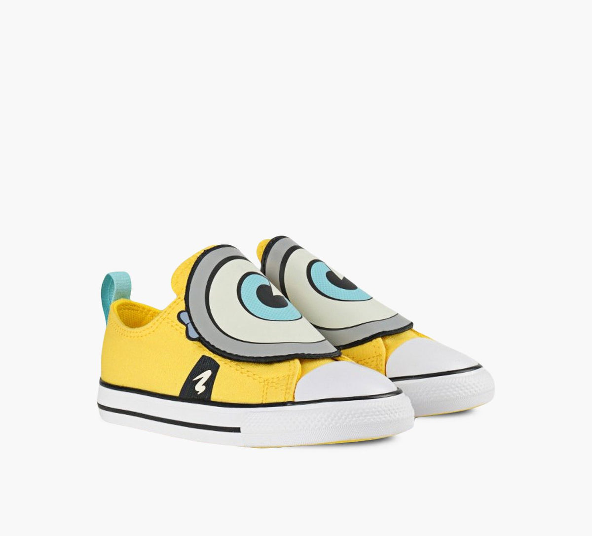 CONVERSE CHUCKTAYLORALLSTARUNEBRIDEENFANTS en JAUNE vue 2