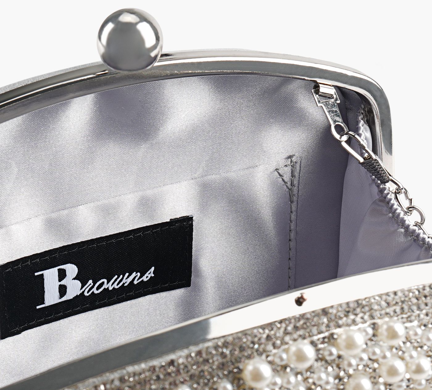 BROWNS TRIGLAV in SILVER view 3