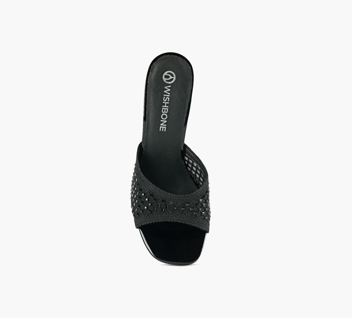 WISHBONE GEORGIA en NOIR vue 1c