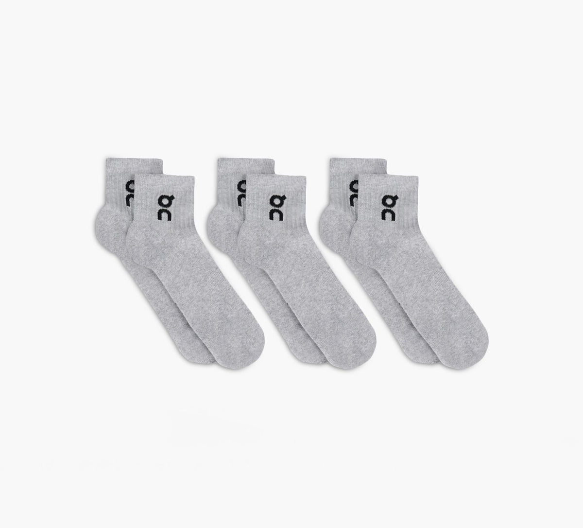 ON LOGOSOCKMID3P in GREY