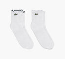 LACOSTE CHAUSSETTESVOLANTS2PAIRES en BLANC