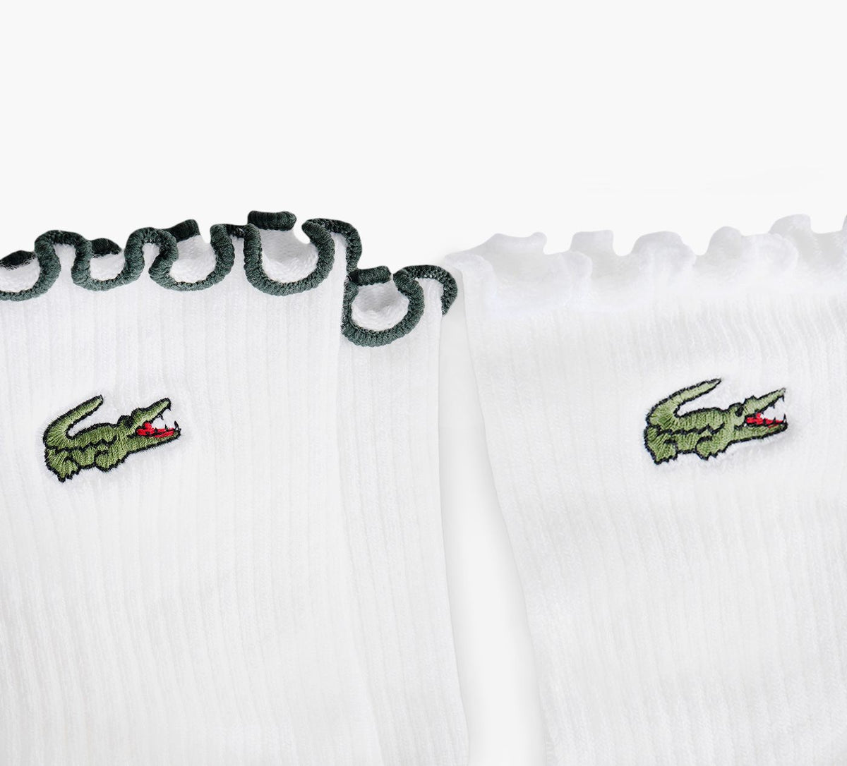 LACOSTE CHAUSSETTESVOLANTS2PAIRES en BLANC vue 2