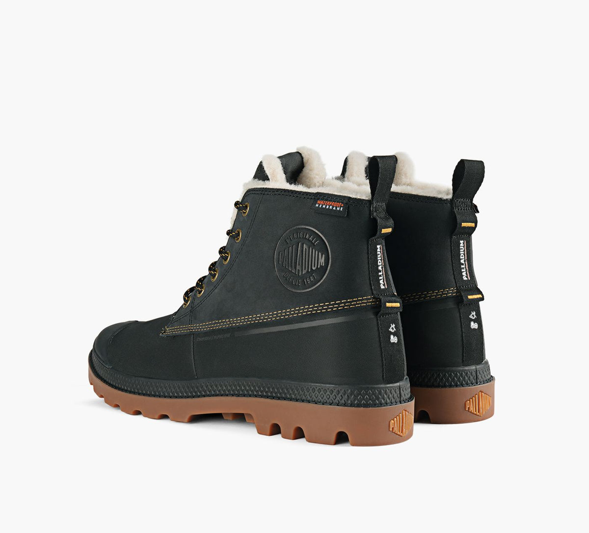 PALLADIUM PAMPADUCKWLWP in BLACK view 3