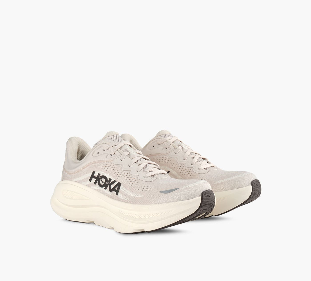 HOKA BONDI9WIDE in BEIGE view 2