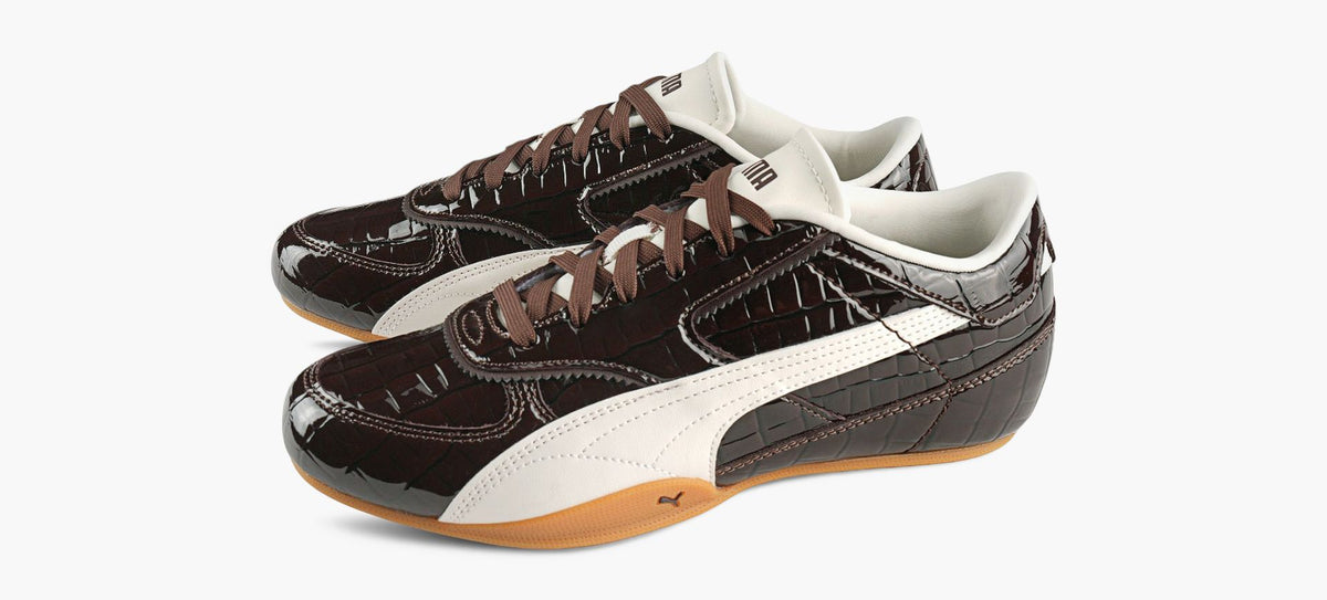 PUMA BasketBellaMinaCrocodile en BRUN vue 4