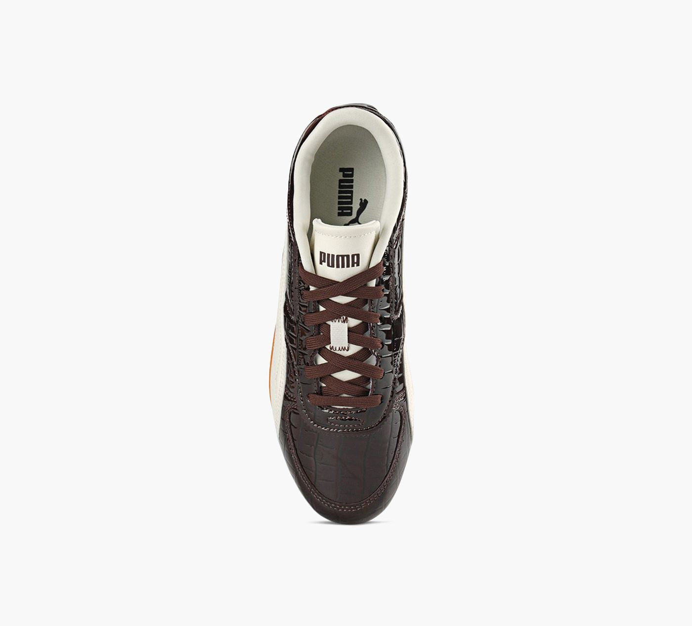 PUMA BasketBellaMinaCrocodile en BRUN vue 1c