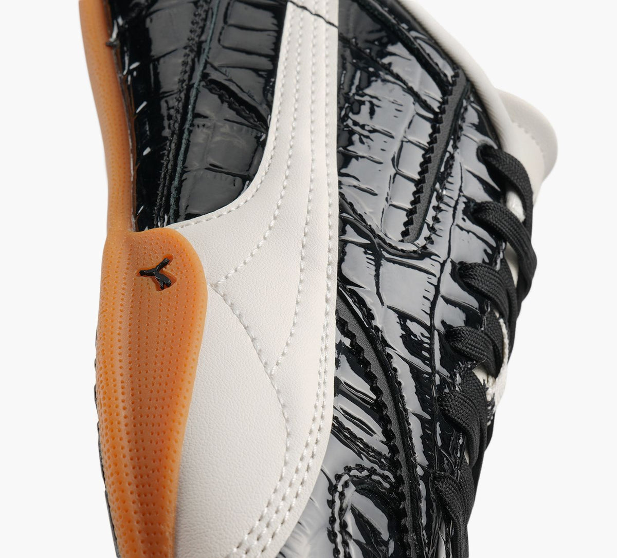 PUMA BasketBellaMinaCrocodile en NOIR vue 1b