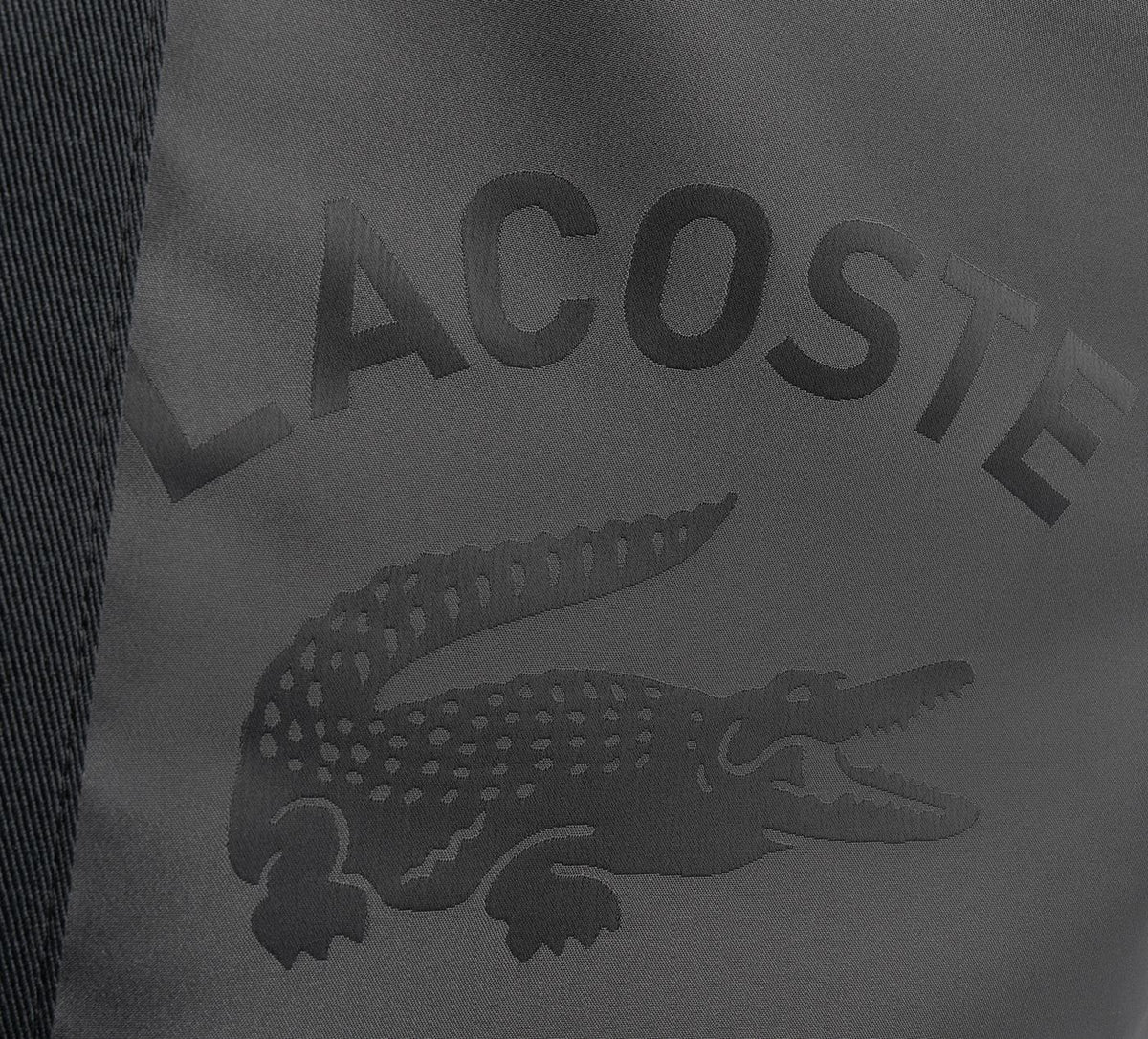 LACOSTE BACKPACKNYLON in BLACK view 4