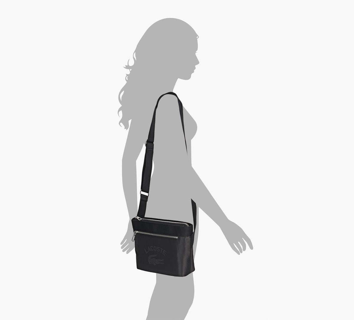 LACOSTE BACKPACKCROSSOVER in BLACK view 5