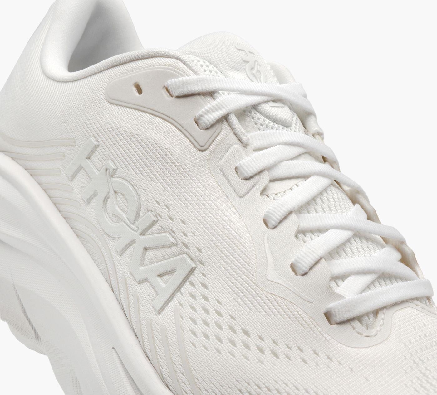 HOKA CLIFTON11 in WHITE view 1b