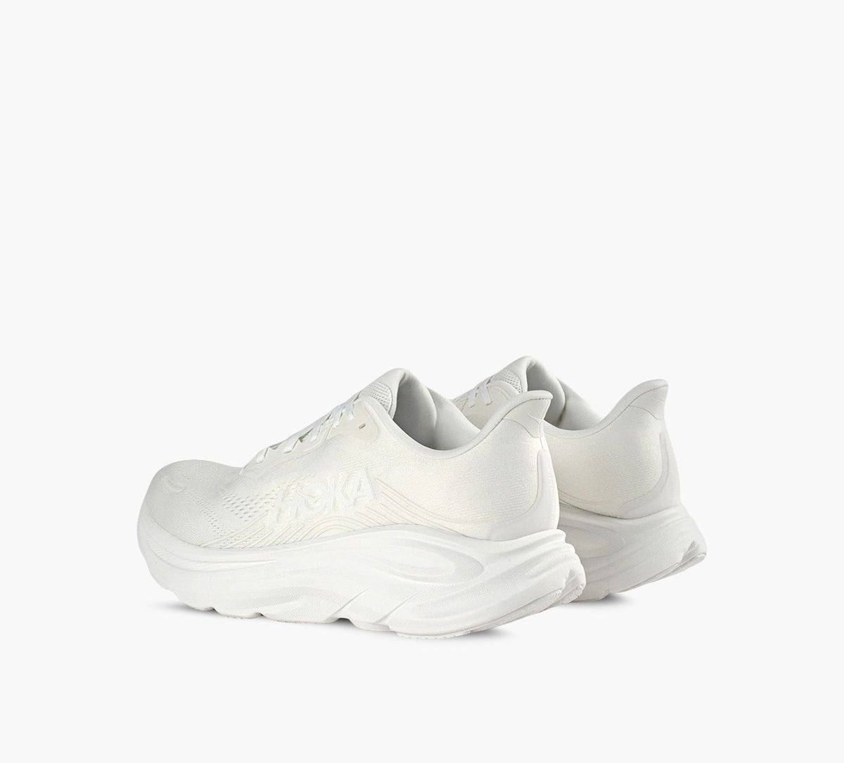 HOKA CLIFTON11 en BLANC vue 3