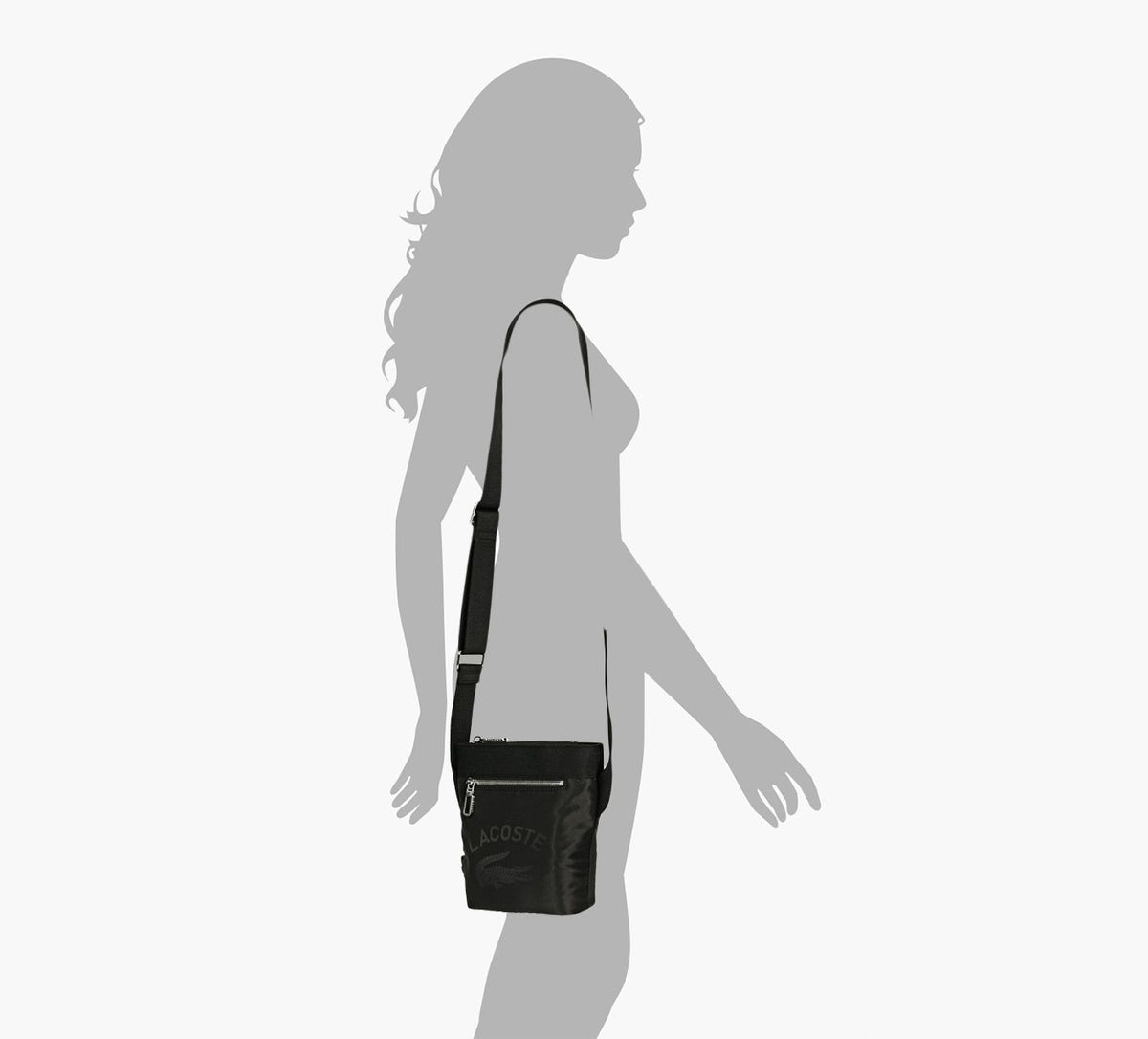 LACOSTE CROSSOVERBAG in BLACK view 6
