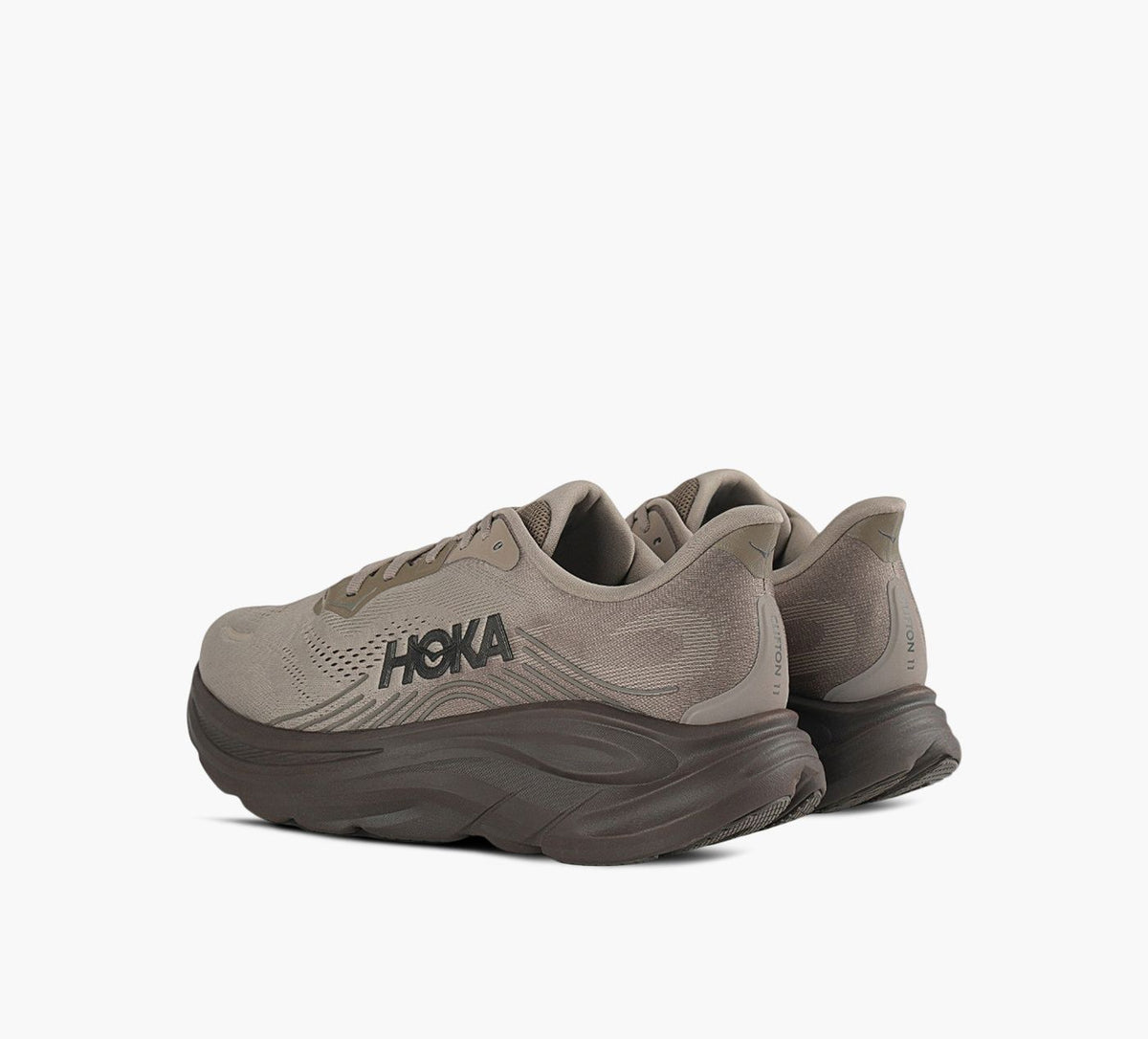 HOKA CLIFTON11 in GREY view 3