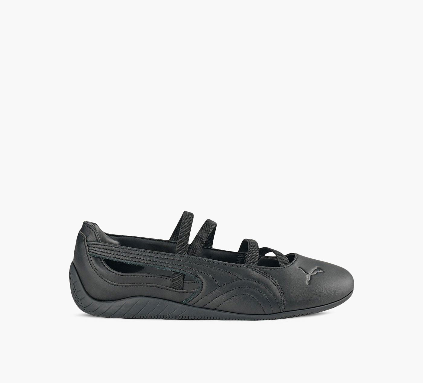 PUMA BALLERINESPEEDCATCUIR en NOIR