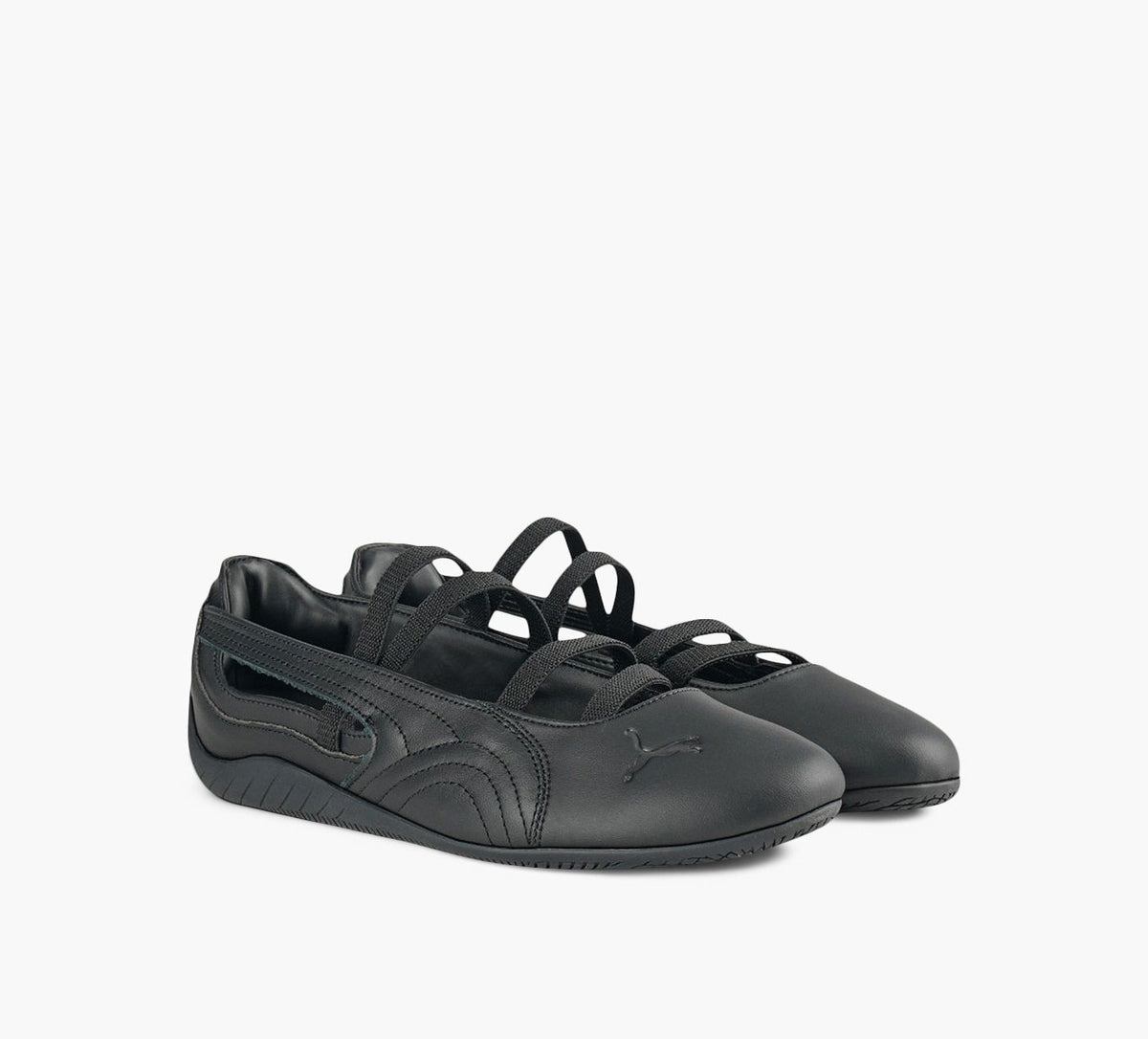 PUMA SPEEDCATBALLETLEATHER in BLACK view 2