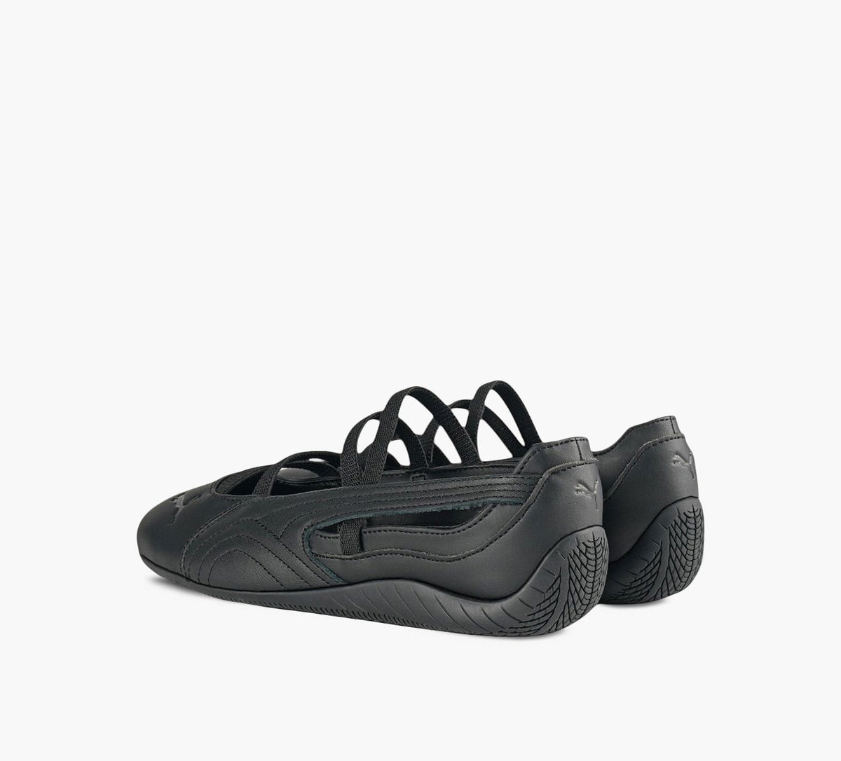 PUMA SPEEDCATBALLETLEATHER in BLACK view 3
