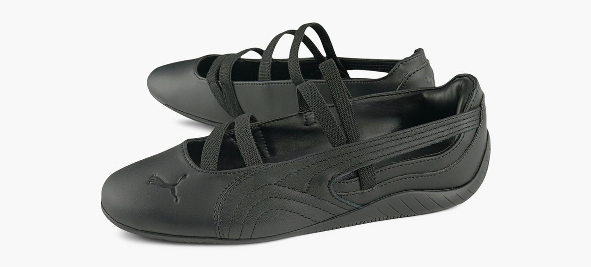 PUMA SPEEDCATBALLETLEATHER in BLACK view 4