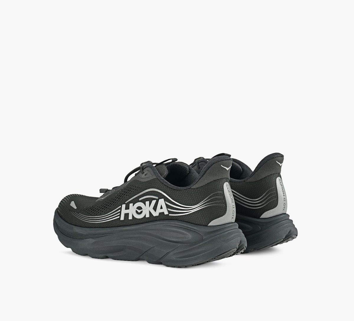 HOKA CLIFTON11GTX in BLACK view 3