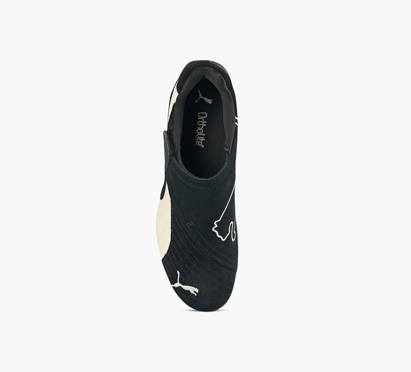 PUMA BASKETSLIPCAT en NOIR vue 1c