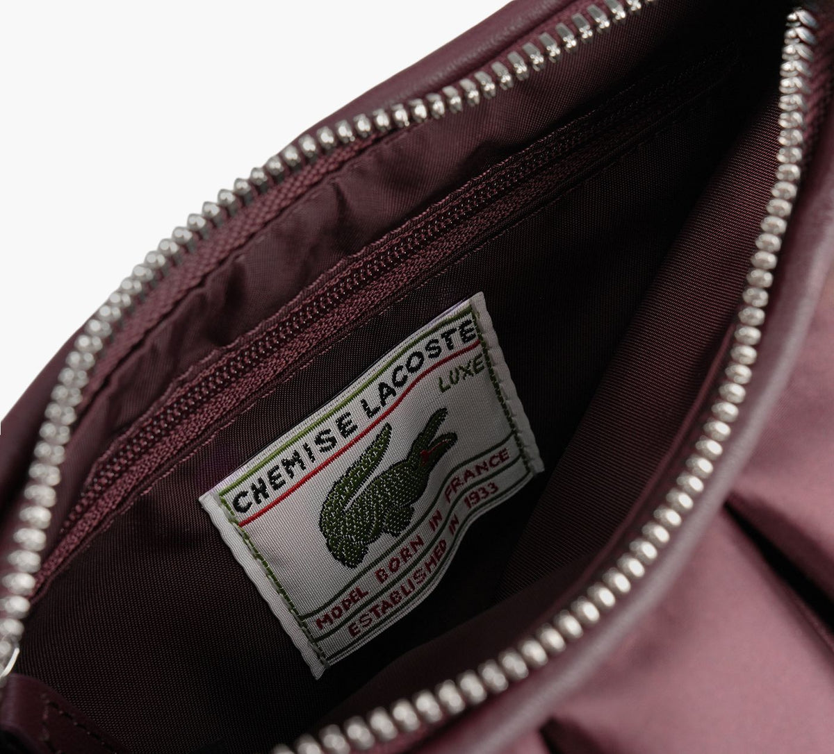 LACOSTE LENGLEN in BURGUNDY view 3