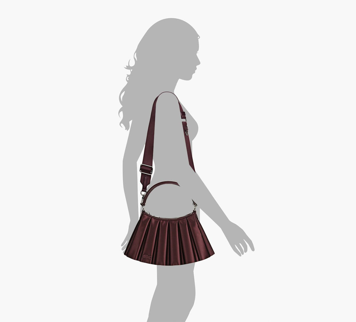 LACOSTE LENGLEN in BURGUNDY view 4